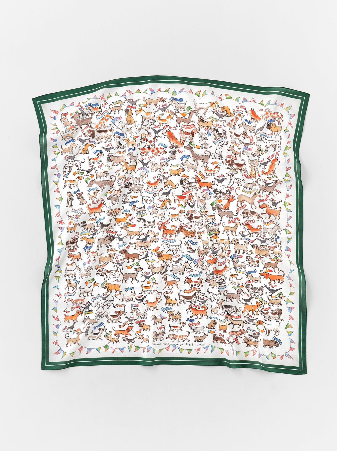 Square scarf M (DMG 2025/ Cotton) – ARTS&SCIENCE ONLINE SELLER