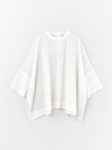 Short sleeve big slip-on blouse