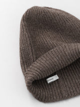 Simple rib knit cap