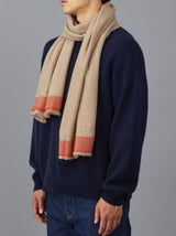 Edge combi color shawl