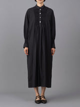 Smocking shirt dress