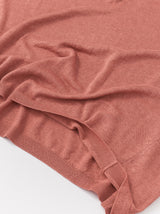 Side panel V neck sweater