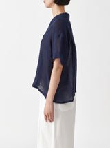 Open collar shirt narrow fit