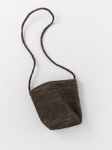 Raffia bucket shoulder bag (S007/ MONO/ CR)