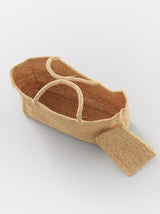 Raffia hand bag M (S270/ MONO/ CR)