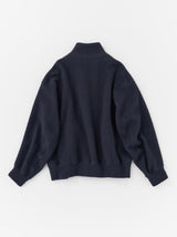 Stand collar simple cardigan