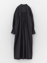 Smocking shirt dress