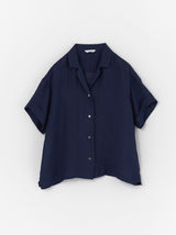 Open collar shirt narrow fit