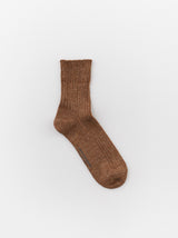 Rib short socks (Women's)