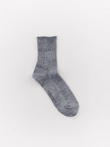 Rib short socks (Women's)