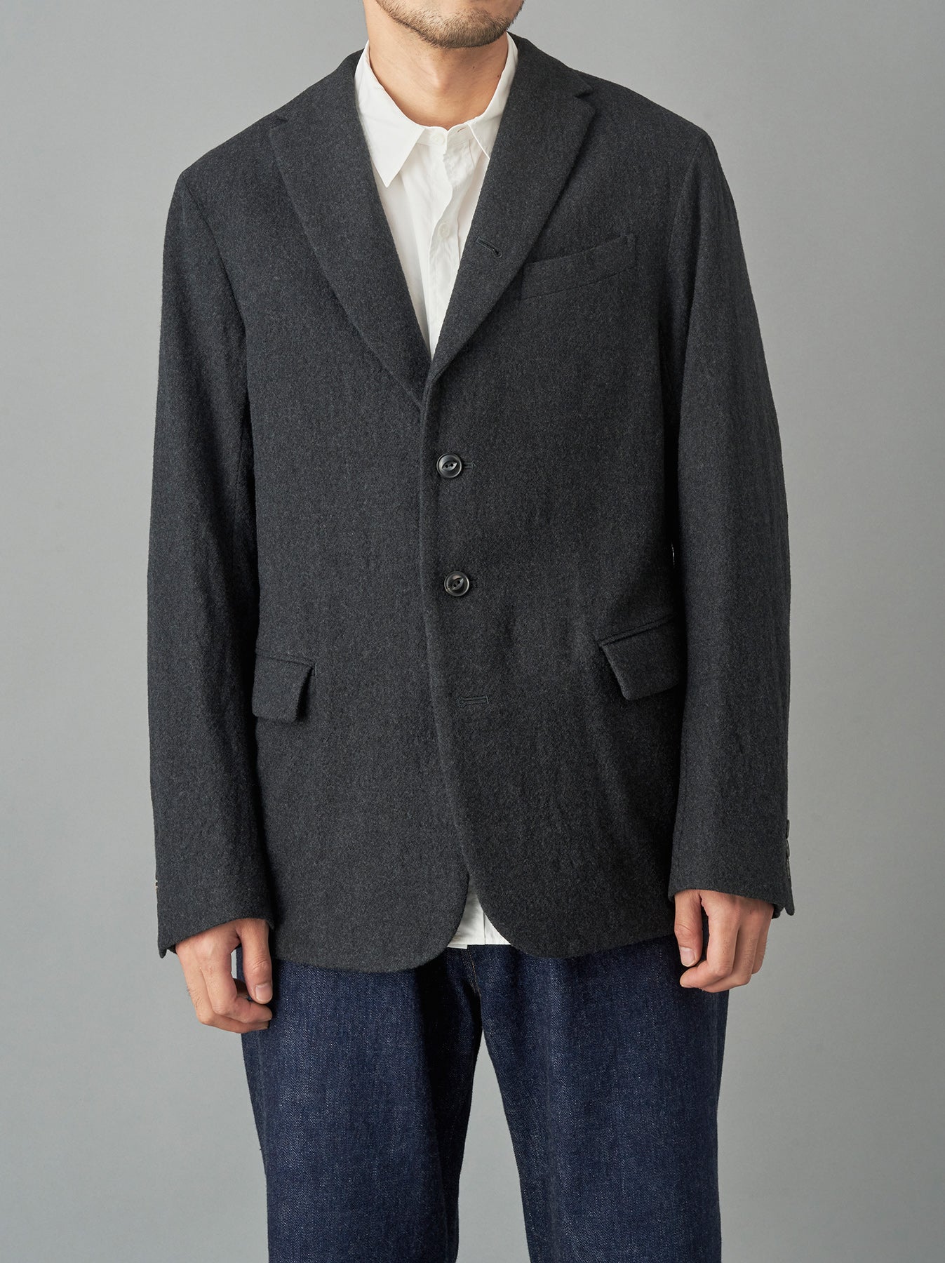 アーツアンドサイエンス 1930's work jacket ウールジャケット色ブラック