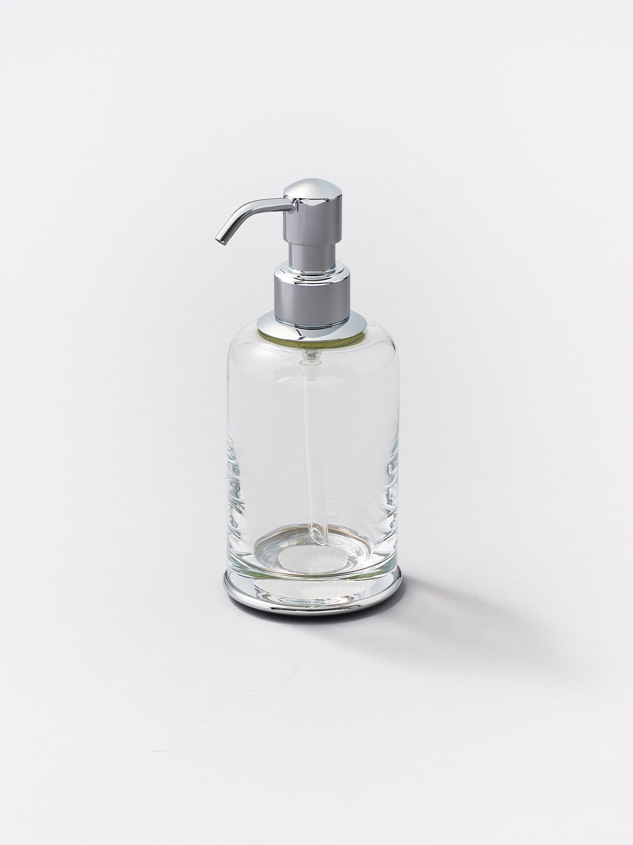 Glass soap dispenser