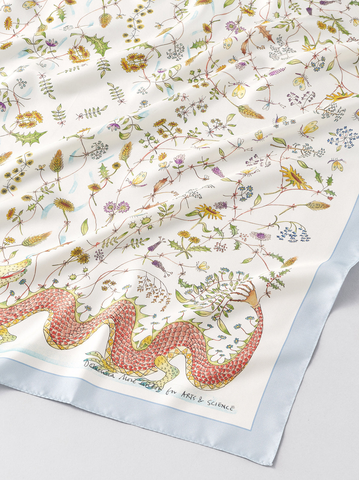 Square scarf M (DMG-E 2024/ Silk) – ARTS&SCIENCE ONLINE SELLER