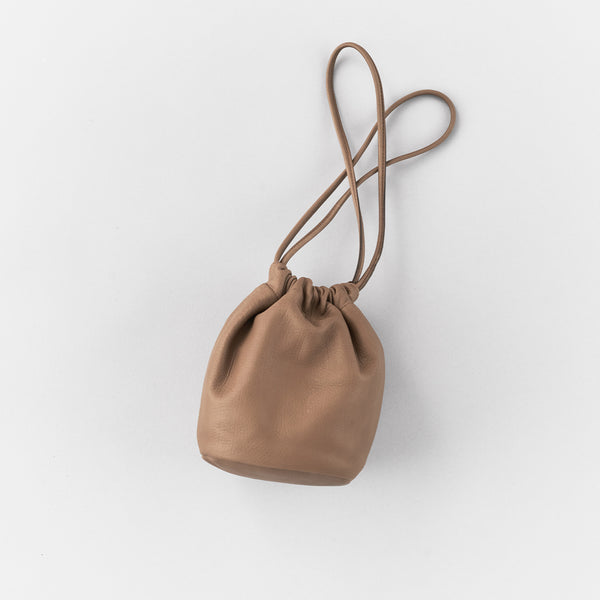 Tapered drawstring pouch