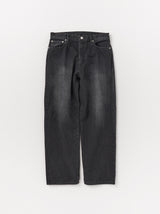 Relax fit 5pocket pants (Black/ Fade)