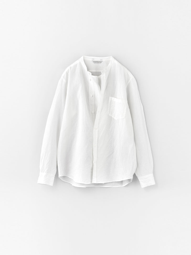 No-collar fake shirt