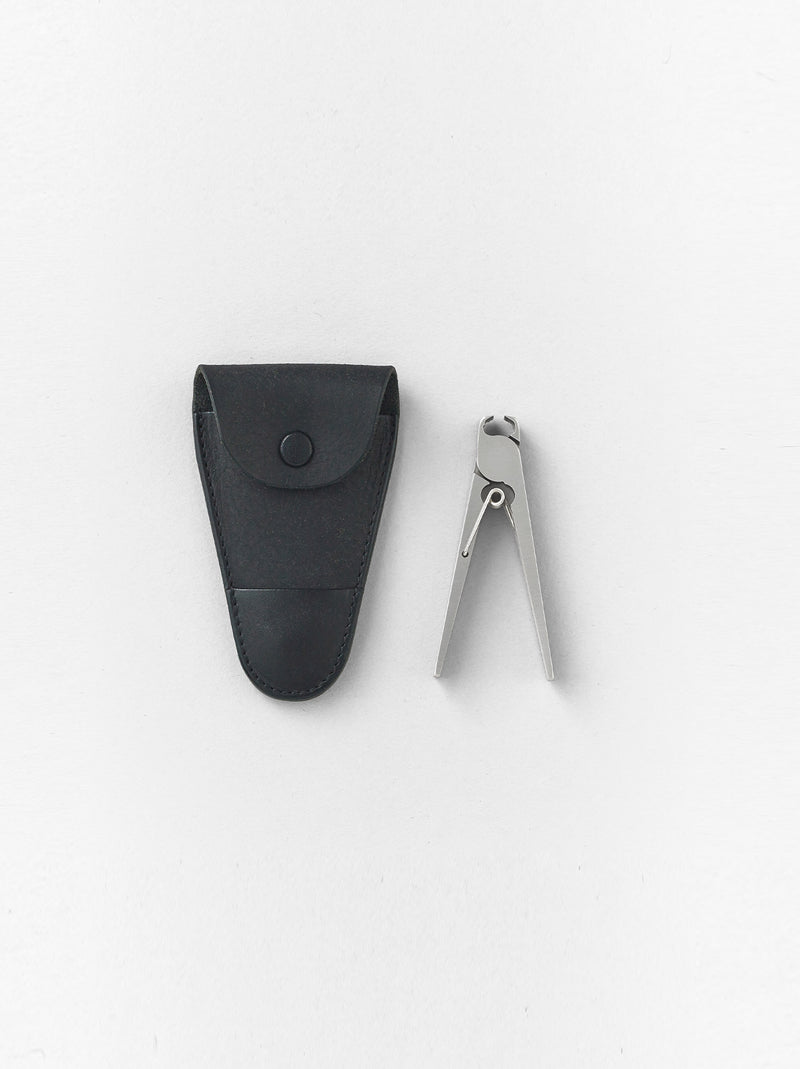 SUWADA Nail clipper mini with A&S leather case S