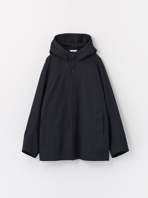 Hooded short coat