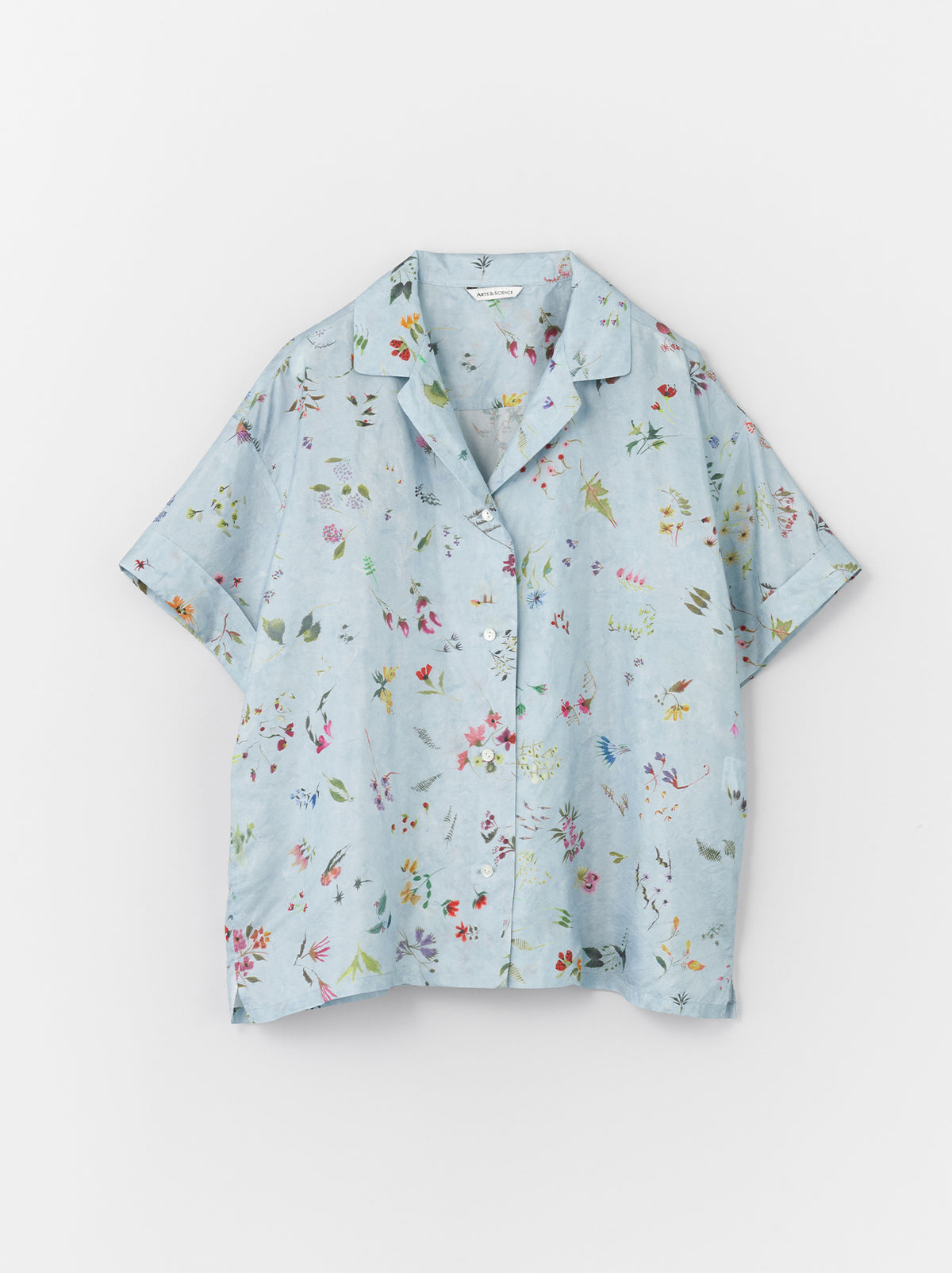 トップス ARTS&SCIENCE Mini collar gather shirt Open collar shirt narrow fit – ARTS&SCIENCE ONLINE SELLER