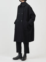 Small collar balloon coat