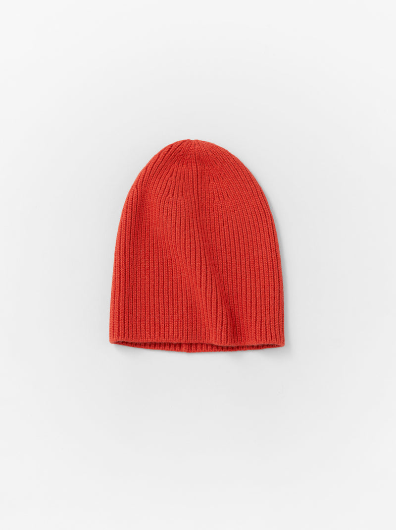 Simple rib knit cap