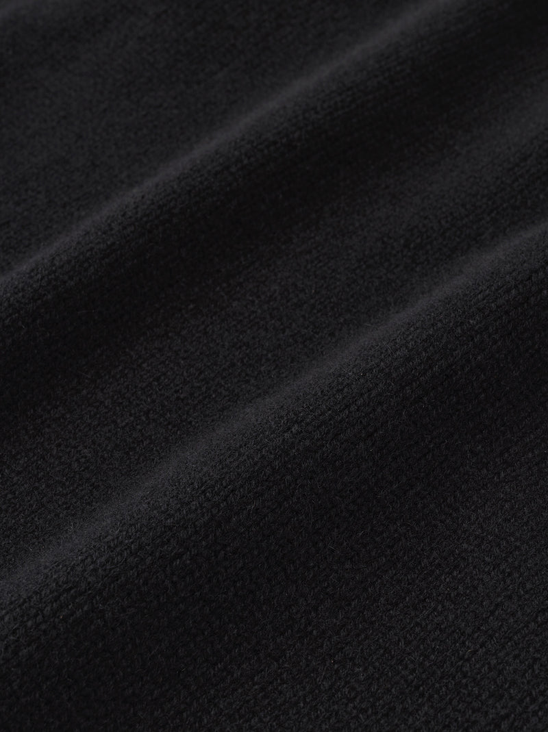 Back line crew neck cardigan