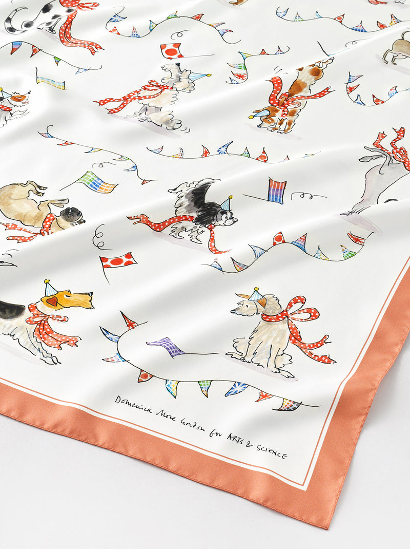 Square scarf M (DMG 2025/ Silk) – ARTS&SCIENCE ONLINE SELLER