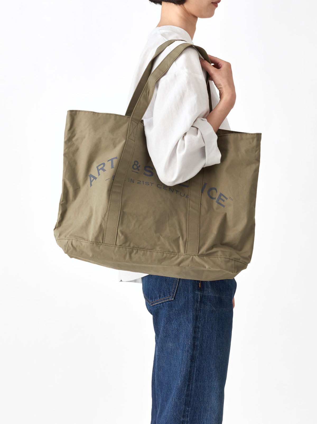 Laundry tote L (Big logo) – ARTS&SCIENCE ONLINE SELLER