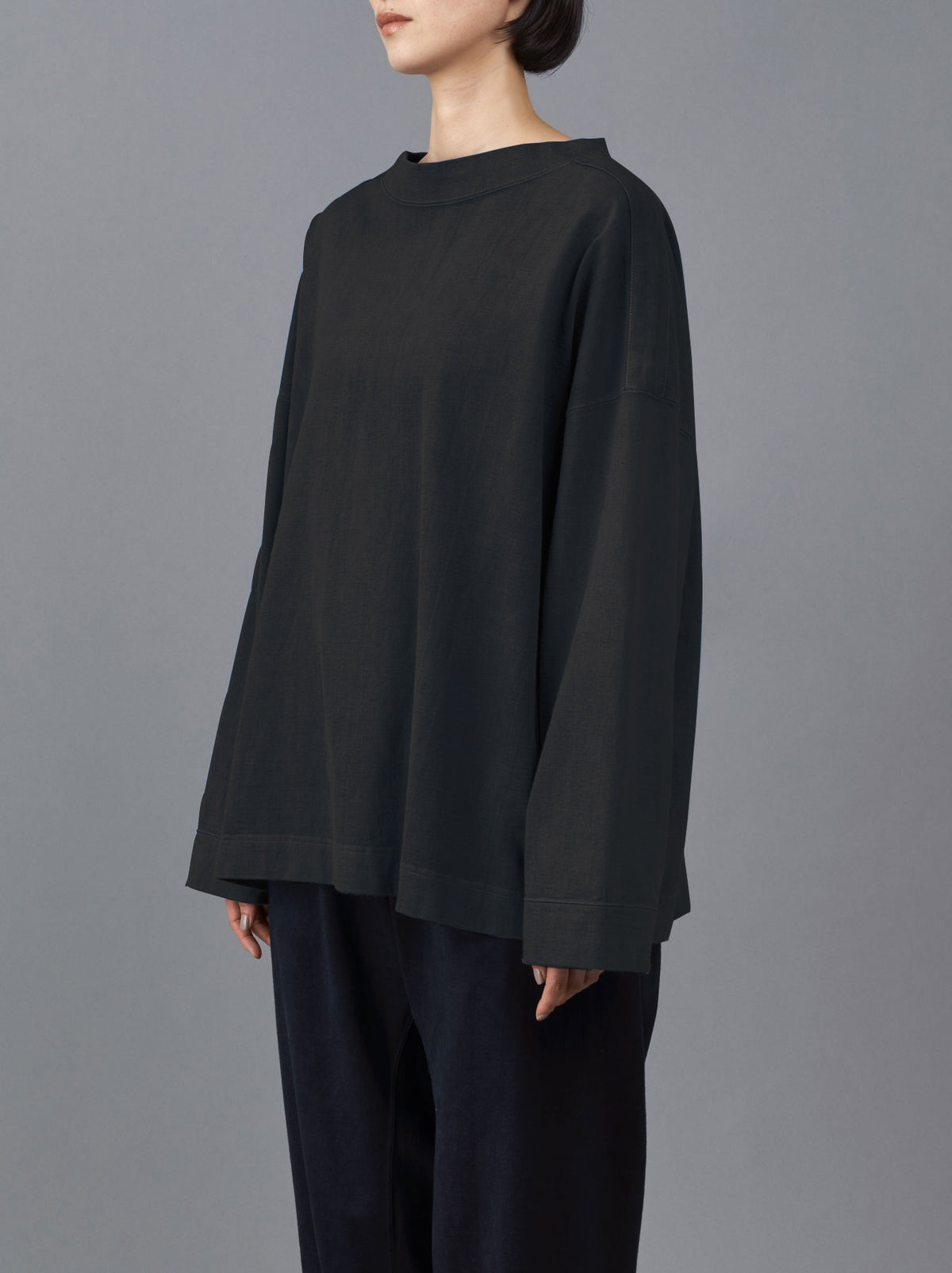 Stand collar box shirt – ARTS&SCIENCE ONLINE SELLER