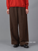 Dart front wide pant