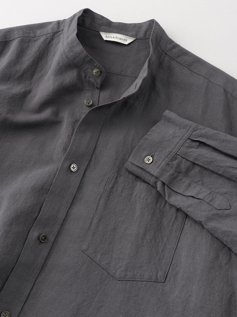 Band collar standard shirt – ARTS&SCIENCE ONLINE SELLER