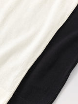 Stand collar box shirt half sleeve