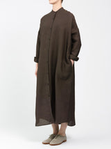 Bulky box shirt dress