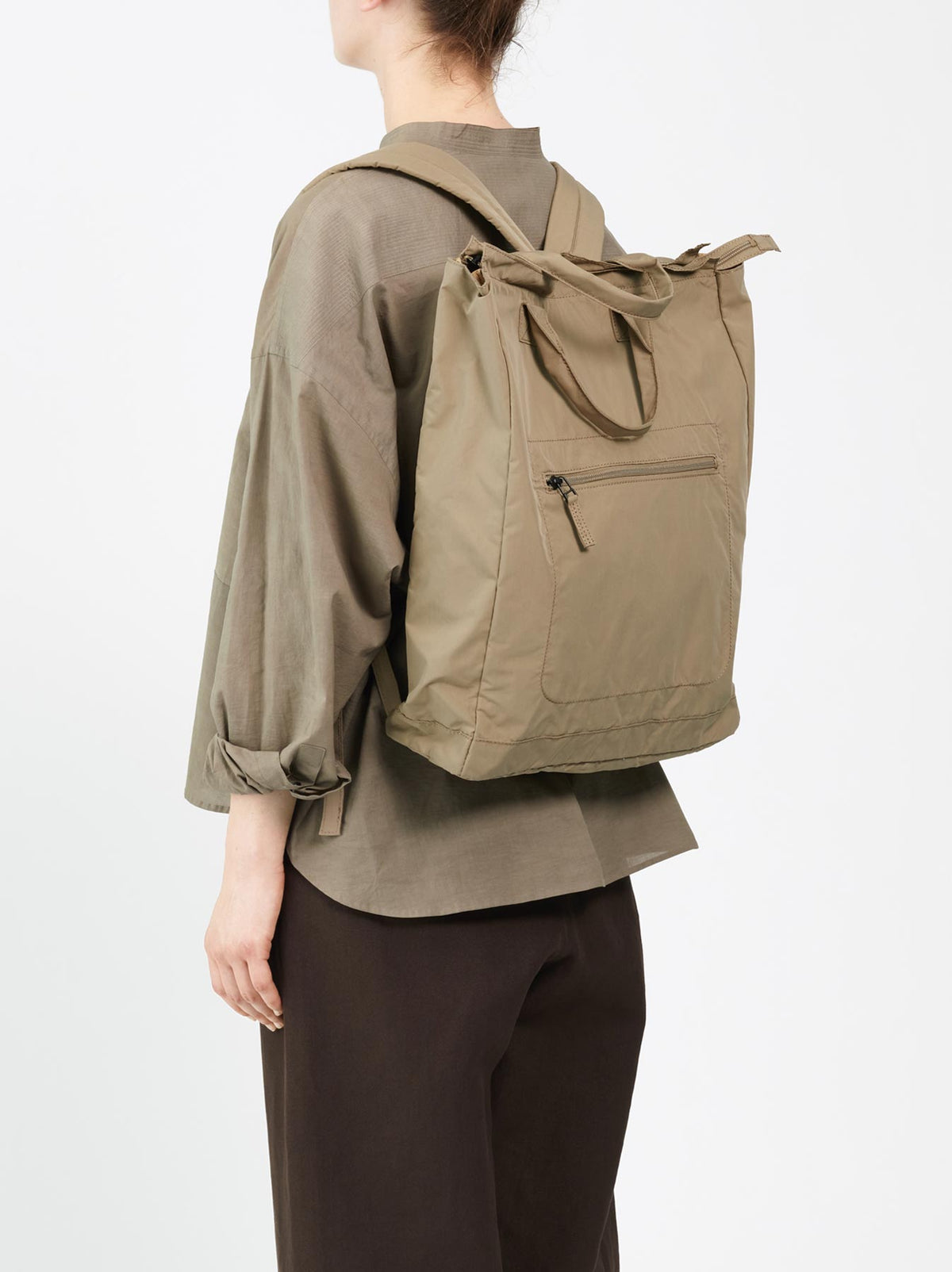 Front pocket 2 way tote bag L – ARTS&SCIENCE ONLINE SELLER