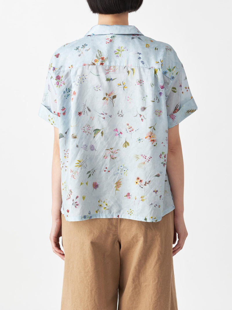 トップス ARTS&SCIENCE Mini collar gather shirt Open collar shirt narrow fit – ARTS&SCIENCE ONLINE SELLER