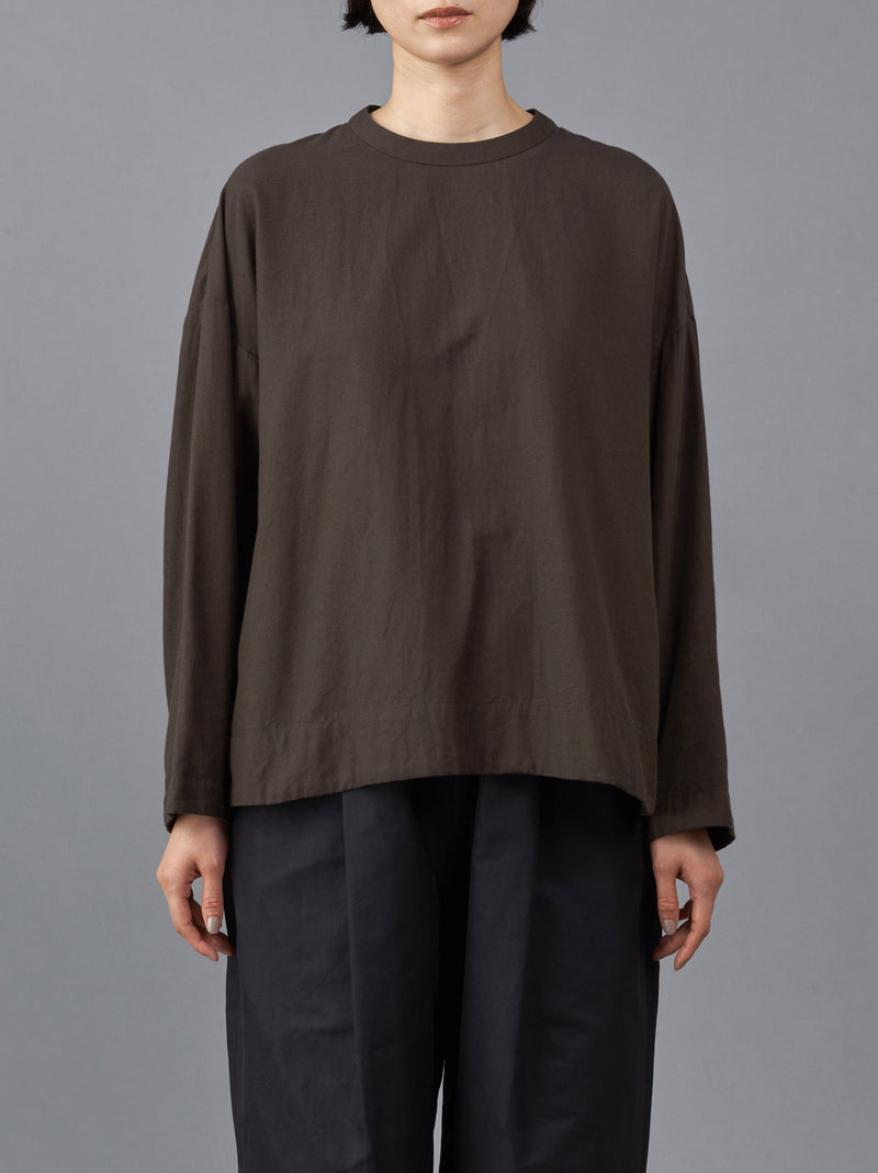 Bulky slip-on blouse