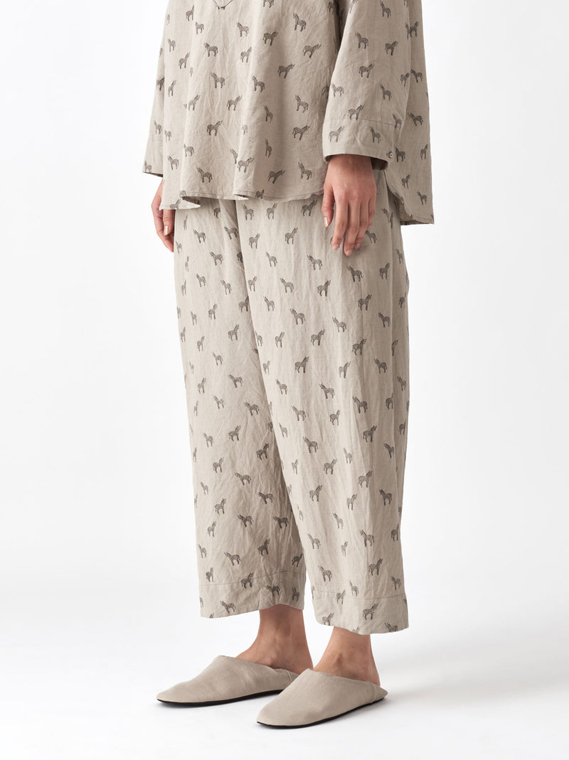 Side seamless bulky pants