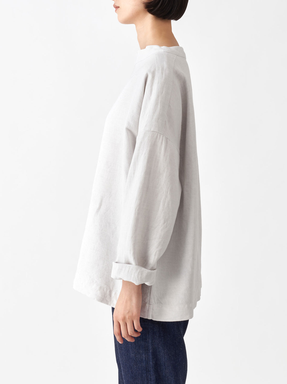ARTS&SCIENCE スタンドカラー ブラウス Stand collar box shirt – ARTS&SCIENCE ONLINE SELLER