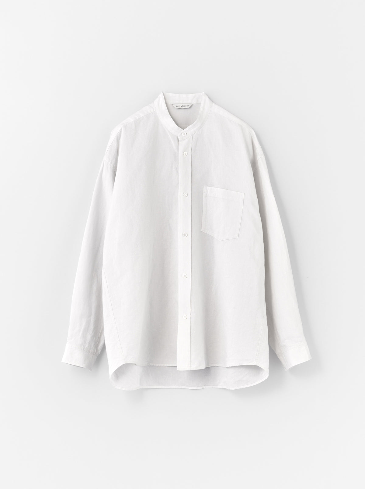 Band collar standard shirt – ARTS&SCIENCE ONLINE SELLER