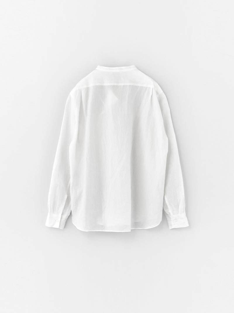 No-collar fake shirt