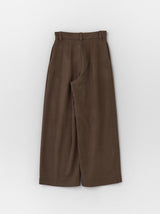 Dart front wide pant