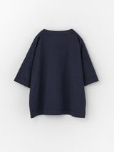 Stand collar box shirt half sleeve