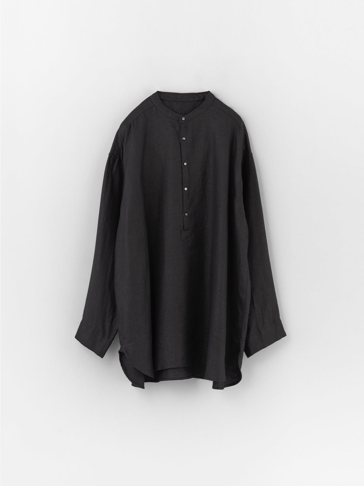 【良品】ARTS＆SCIENCE リネンチュニック ARTS&SCIENCE リネン シルク バンドカラー シャツ チュニック