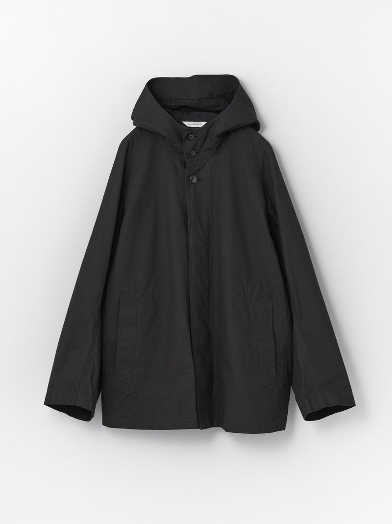 Hooded short coat