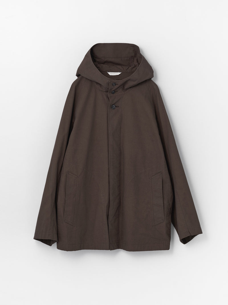 Hooded short coat