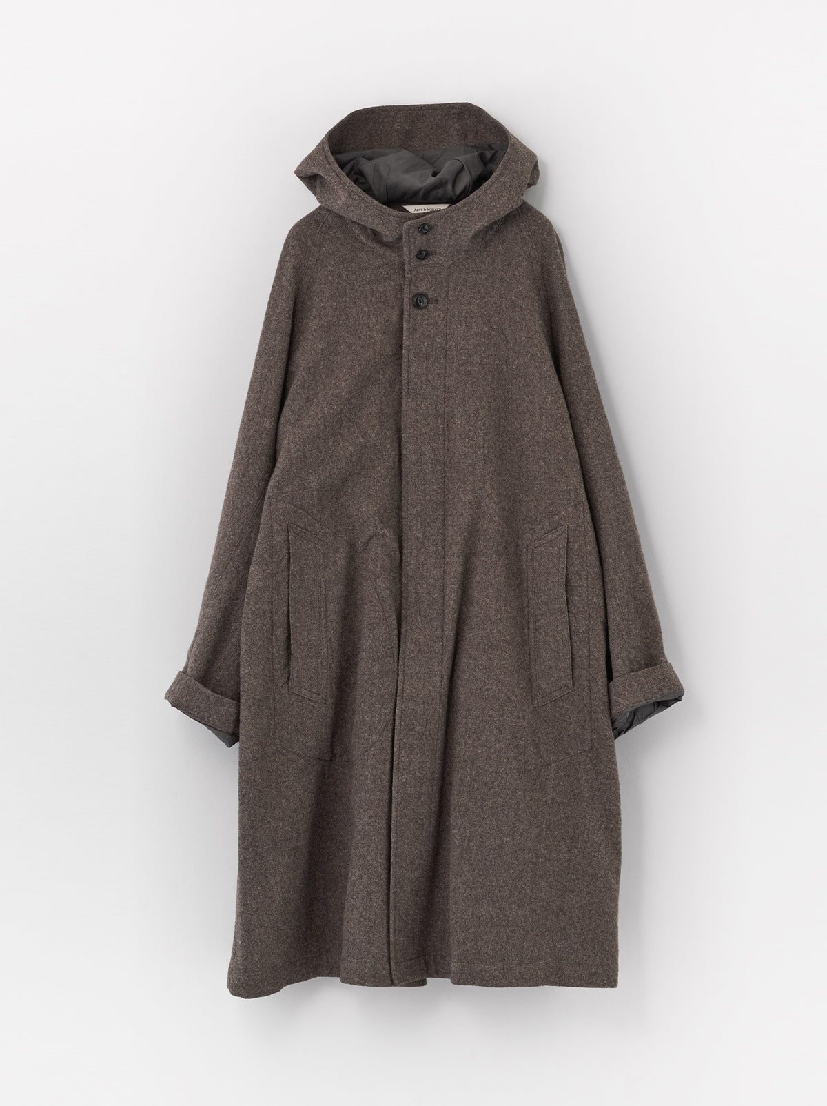 Hooded middle coat – ARTS&SCIENCE ONLINE SELLER