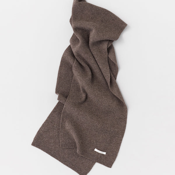 Rib knit muffler – ARTS&SCIENCE ONLINE SELLER