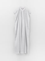 Button front no sleeve gather dress