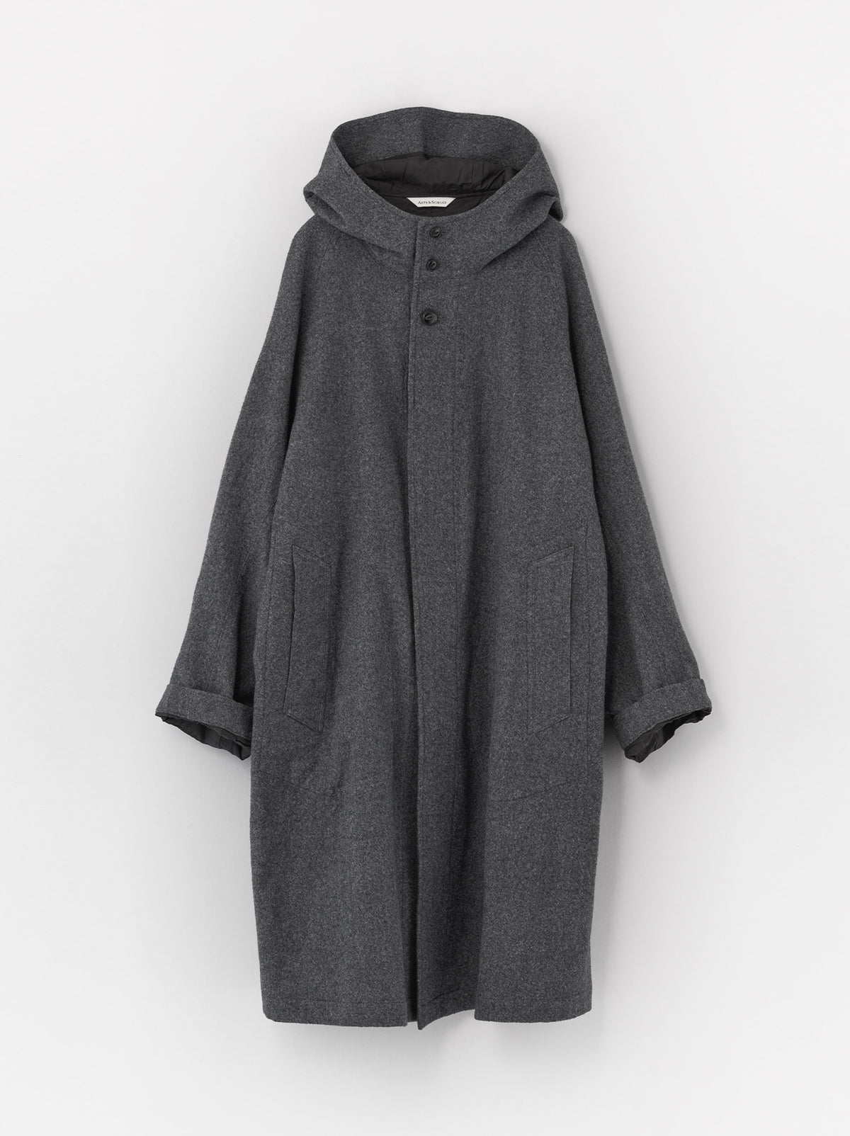 Hooded middle coat – ARTS&SCIENCE ONLINE SELLER