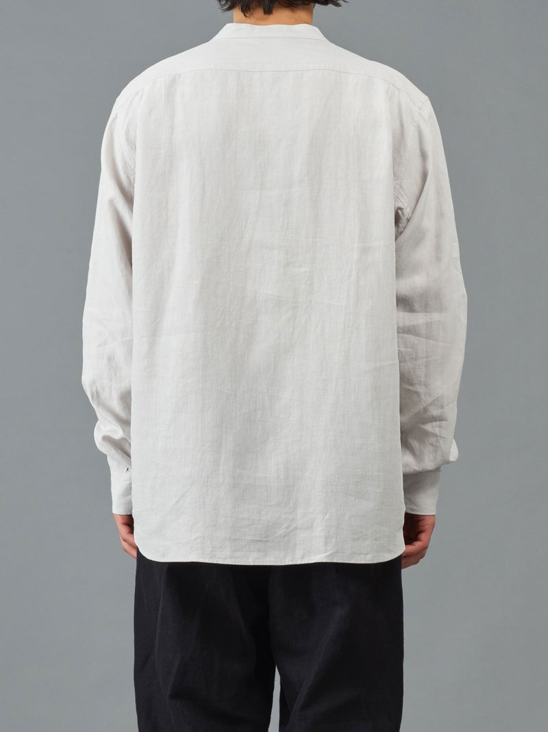 No-collar fake shirt